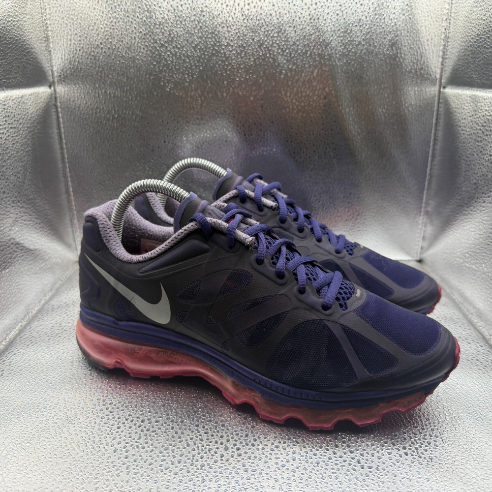 Size 8 Nike Air‎ Max 360 Fitsole Purple Womens Running Sneaker Shoes 487679-400